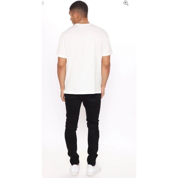 Fashion Nova Mens Black Jean’s Size 38x31 - Picture 2 of 13